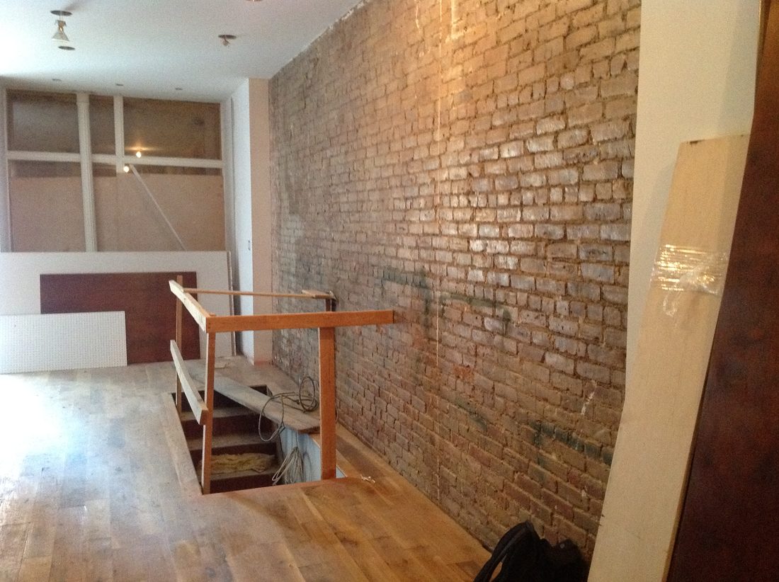 Before — Accent Wall & Cabinetry