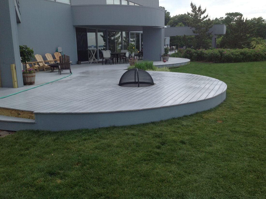 After — Deck to Stone Patio