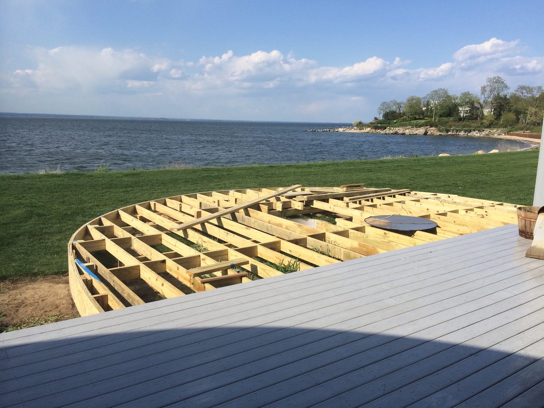 Before — Deck to Stone Patio