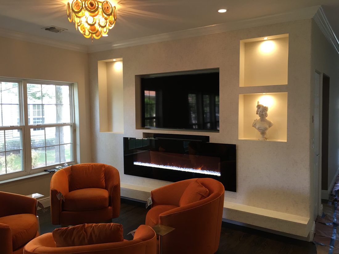 After — Living Room Built-in